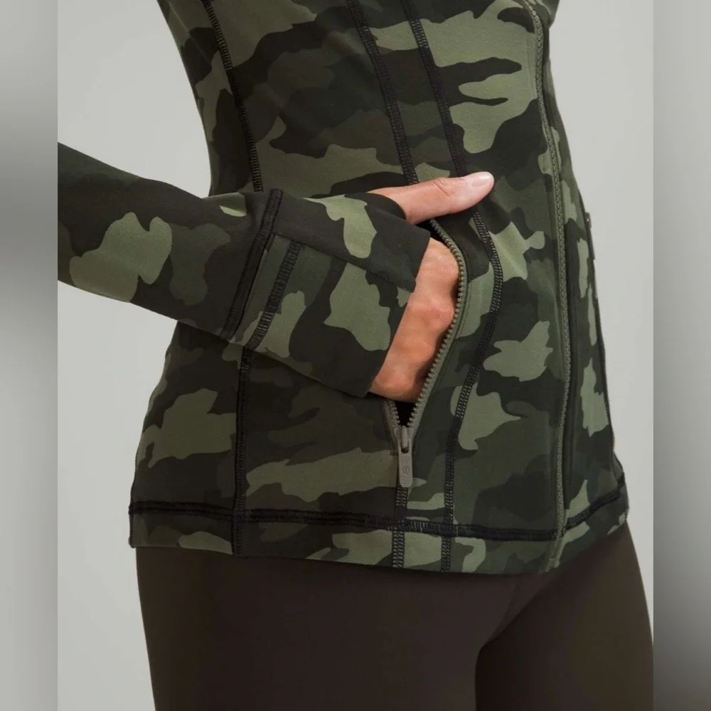 2021 Lululemon Define Jacket Luan Heritage 365 Camo Medium Olive Multi Size 6 - Picture 5 of 9